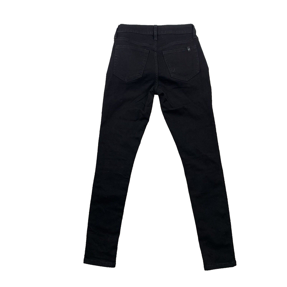 Joes Jeans Women Size 26 Black Stretch Skinny Denim Zip Fly 27" Inseam E12